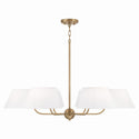Six Light Chandelier from the Welsley Collection in Aged Brass Finish by Capital Lighting