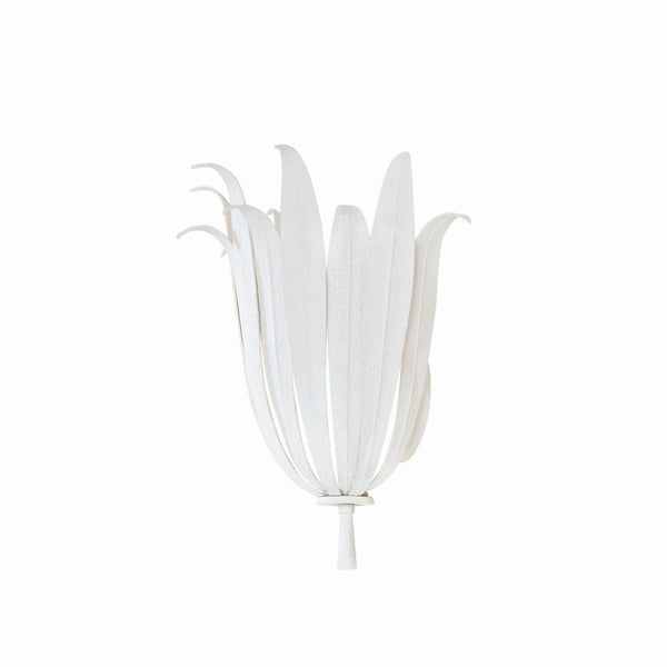 One Light Wall Sconce from the Eden Collection in Textured White Finish by Capital Lighting