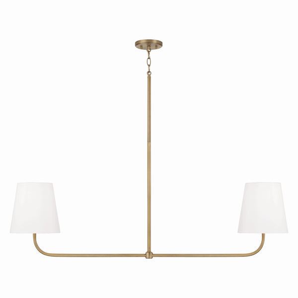 Capital Lighting - 849421AD - Two Light Island Pendant - Brody - Aged Brass from Lighting & Bulbs Unlimited in Charlotte, NC