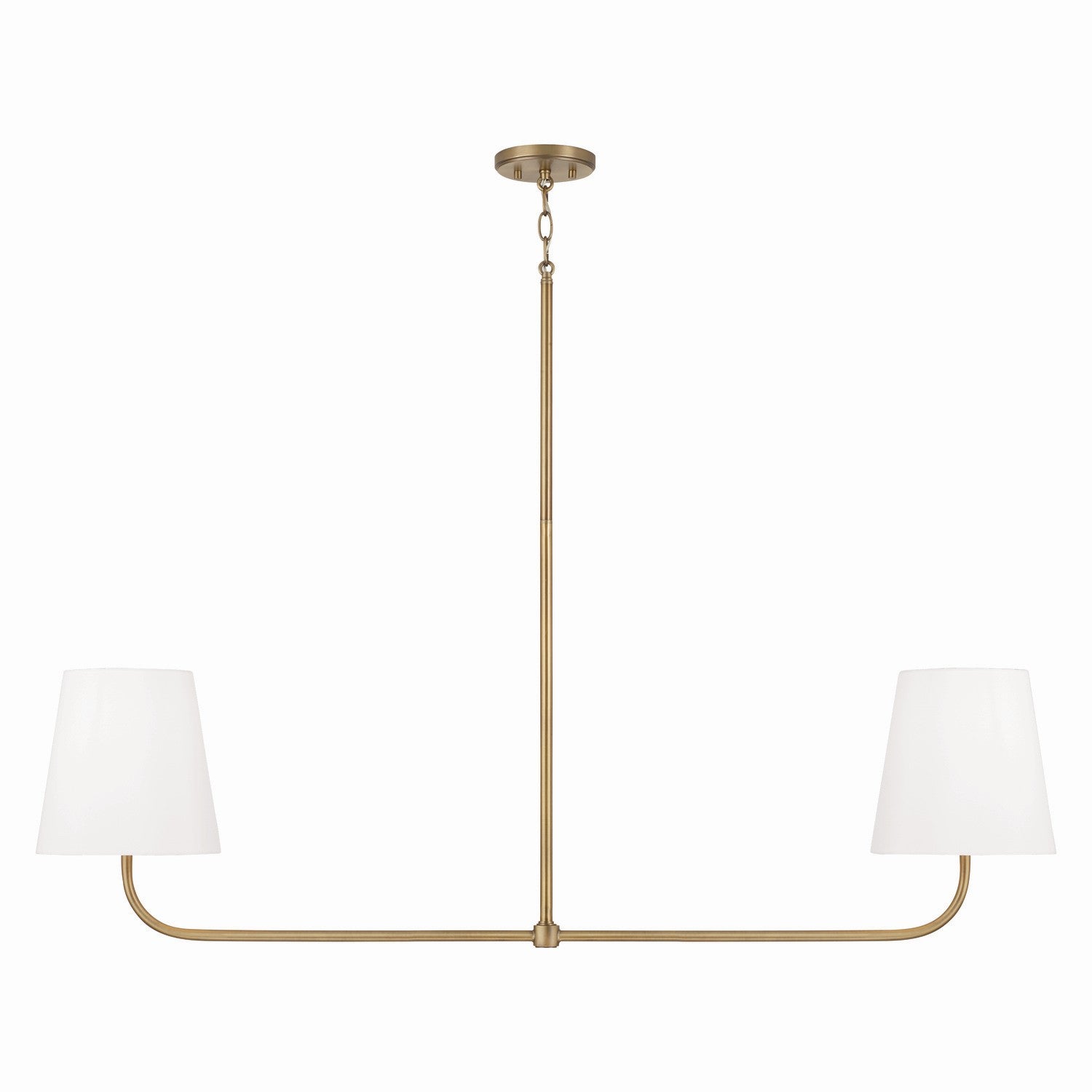 Capital Lighting - 849421AD - Two Light Island Pendant - Brody - Aged Brass from Lighting & Bulbs Unlimited in Charlotte, NC