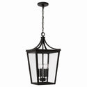 Capital Lighting - 947942BK - Four Light Outdoor Hanging Lantern - Adair - Black from Lighting & Bulbs Unlimited in Charlotte, NC