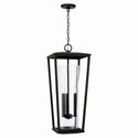Capital Lighting - 948132BK - Three Light Outdoor Hanging Lantern - Elliott - Black from Lighting & Bulbs Unlimited in Charlotte, NC