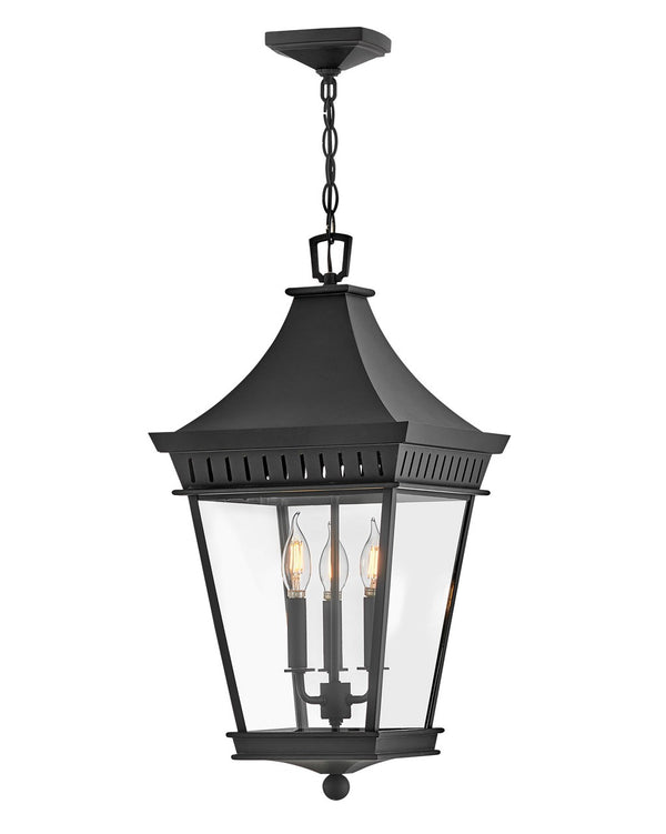 Hinkley - 27092MB - LED Hanging Lantern - Chapel Hill - Museum Black from Lighting & Bulbs Unlimited in Charlotte, NC