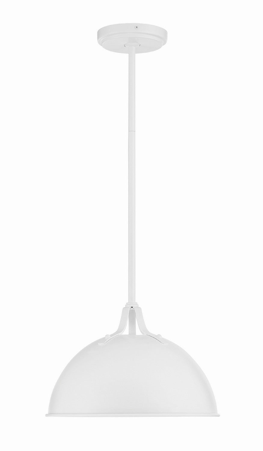 Crystorama - SOT-18013-WH - One Light Pendant - Soto - White from Lighting & Bulbs Unlimited in Charlotte, NC