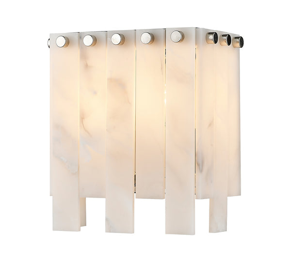 Z-Lite - 345-2S-PN - Two Light Wall Sconce - Viviana - Polished Nickel from Lighting & Bulbs Unlimited in Charlotte, NC