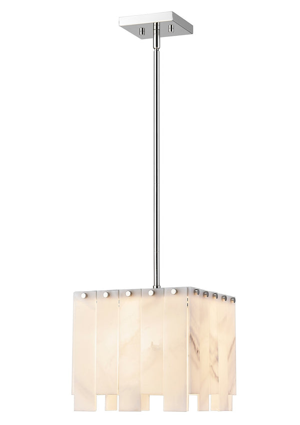 Z-Lite - 345P12-PN - One Light Pendant - Viviana - Polished Nickel from Lighting & Bulbs Unlimited in Charlotte, NC
