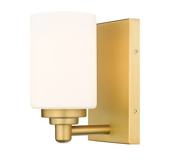 Z-Lite - 485-1S-BG - One Light Wall Sconce - Soledad - Brushed Gold from Lighting & Bulbs Unlimited in Charlotte, NC