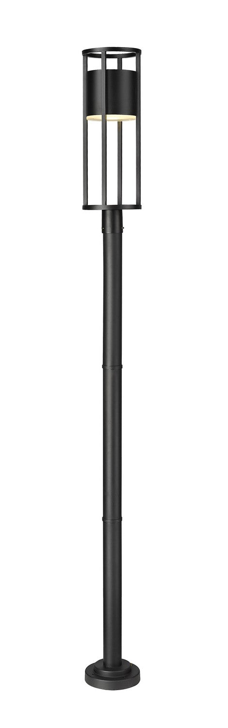 Z-Lite - 517PHB-567P-BK-LED - LED Outdoor Post Mount - Luca - Black from Lighting & Bulbs Unlimited in Charlotte, NC