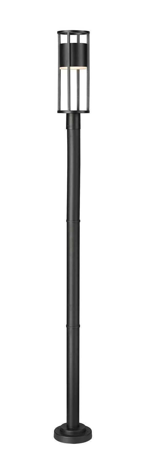 Z-Lite - 517PHM-567P-BK-LED - LED Outdoor Post Mount - Luca - Black from Lighting & Bulbs Unlimited in Charlotte, NC