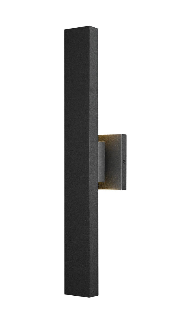 Z-Lite - 576S-2-BK-LED - LED Outdoor Wall Sconce - Edge - Black from Lighting & Bulbs Unlimited in Charlotte, NC