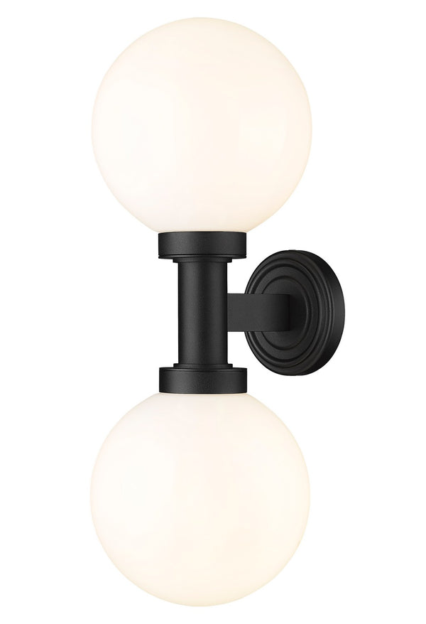 Z-Lite - 597M2-BK - Two Light Outdoor Wall Sconce - Laurent - Black from Lighting & Bulbs Unlimited in Charlotte, NC