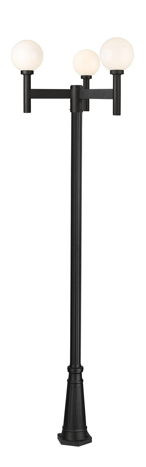 Z-Lite - 597MP3-519P-BK - Three Light Outdoor Post Mount - Laurent - Black from Lighting & Bulbs Unlimited in Charlotte, NC
