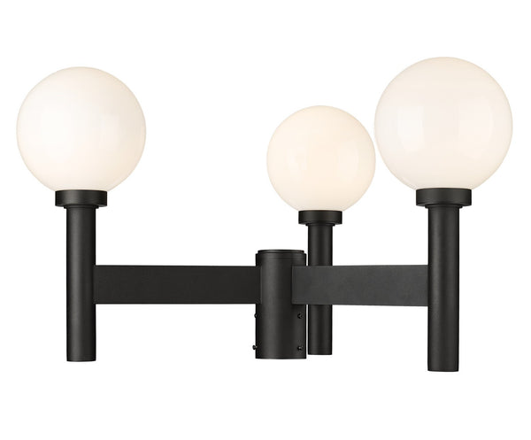 Z-Lite - 597MP3-BK - Three Light Outdoor Post Mount - Laurent - Black from Lighting & Bulbs Unlimited in Charlotte, NC