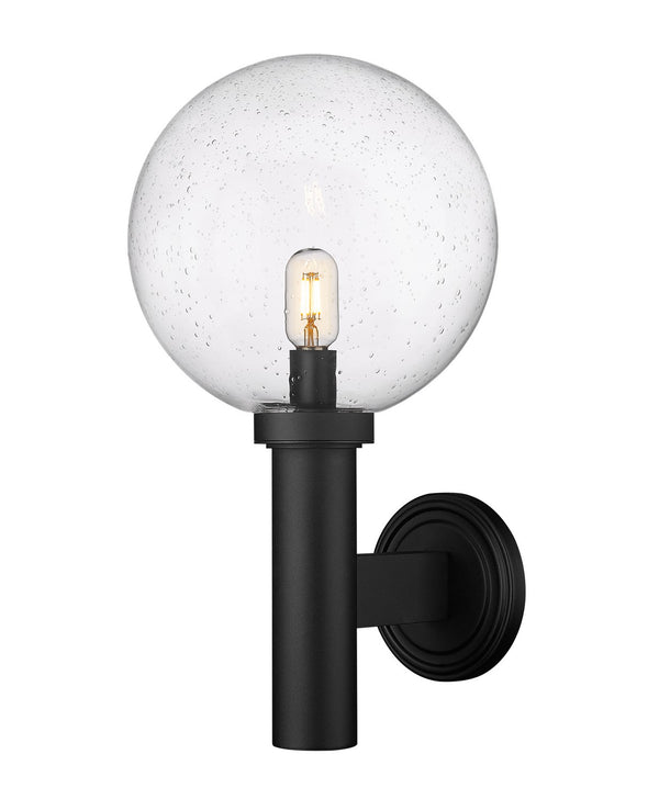 Z-Lite - 599B-BK - One Light Outdoor Wall Sconce - Laurent - Black from Lighting & Bulbs Unlimited in Charlotte, NC