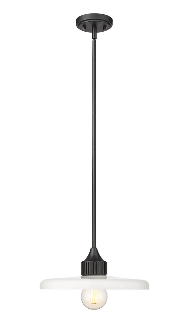 Z-Lite - 820P14-MB - One Light Pendant - Paloma - Matte Black from Lighting & Bulbs Unlimited in Charlotte, NC