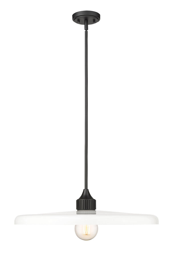 Z-Lite - 820P24-MB - One Light Pendant - Paloma - Matte Black from Lighting & Bulbs Unlimited in Charlotte, NC