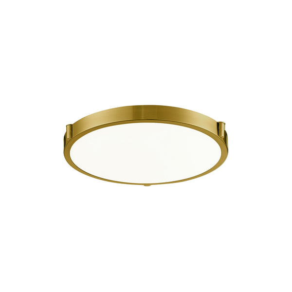 Kuzco Lighting - 501102BG-LED - LED Flush Mount - Floyd - Brushed Gold from Lighting & Bulbs Unlimited in Charlotte, NC
