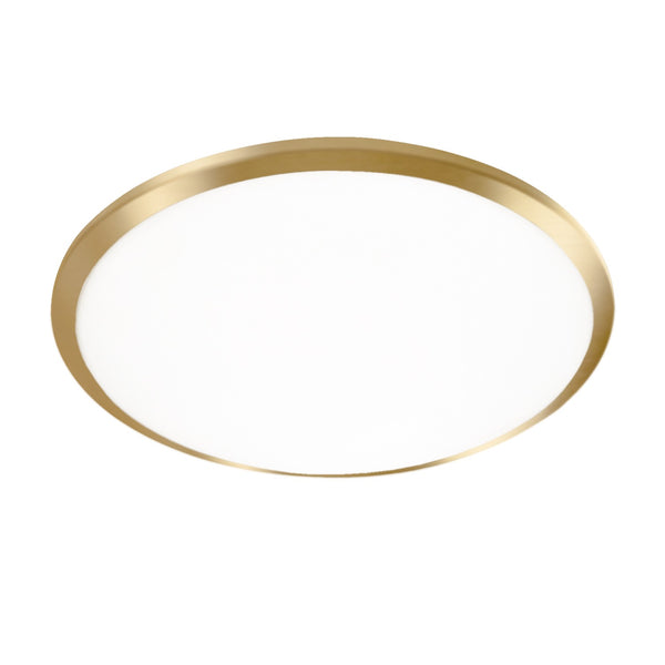 Kuzco Lighting - FM1515-BG - LED Flush Mount - Malta - Brushed Gold from Lighting & Bulbs Unlimited in Charlotte, NC