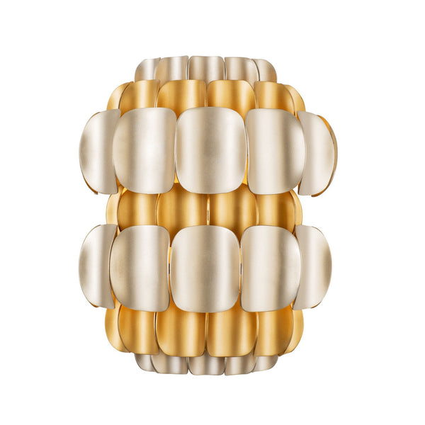 Varaluz - 382W01AGGD - One Light Wall Sconce - Swoon - Antique Gold/Gold Dust from Lighting & Bulbs Unlimited in Charlotte, NC