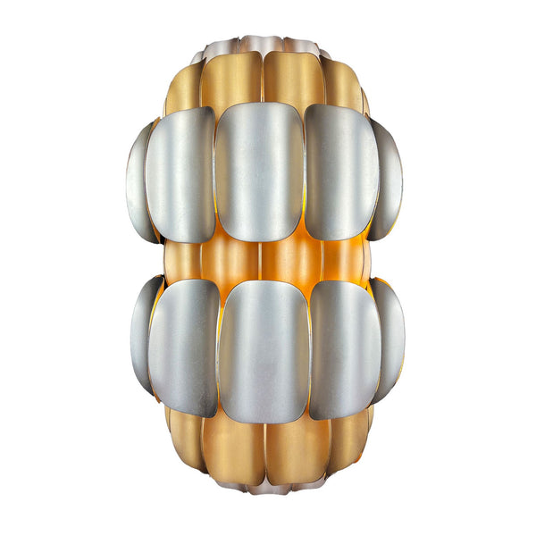 Varaluz - 382W02AGGD - Two Light Wall Sconce - Swoon - Antique Gold/Gold Dust from Lighting & Bulbs Unlimited in Charlotte, NC