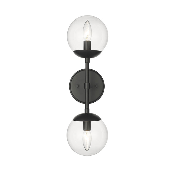 Millennium - 8152-MB - Two Light Wall Sconce - Avell - Matte Black from Lighting & Bulbs Unlimited in Charlotte, NC
