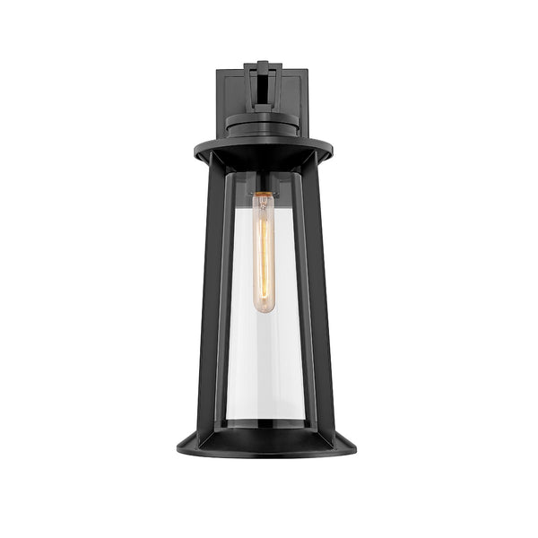 Millennium - 8203-PBK - One Light Outdoor Wall Sconce - Bolling - Powder Coat Black from Lighting & Bulbs Unlimited in Charlotte, NC