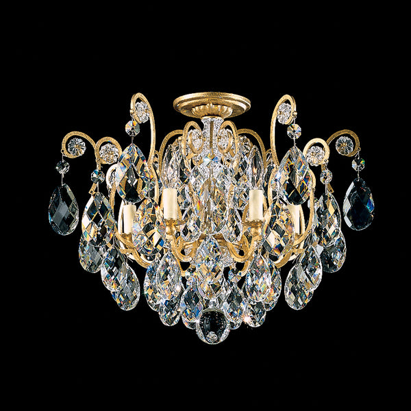 Schonbek - 3784-22 - Six Light Semi-Flush Mount - Renaissance - Heirloom Gold from Lighting & Bulbs Unlimited in Charlotte, NC