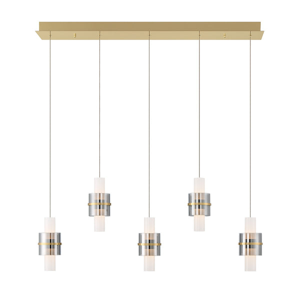 Eurofase - 45595-011 - LED Pendant - Rola - Brushed Gold from Lighting & Bulbs Unlimited in Charlotte, NC