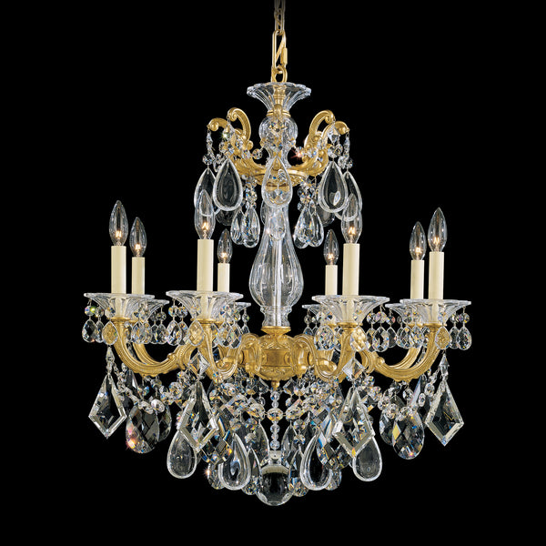Schonbek - 5073-22 - Eight Light Chandelier - La Scala - Heirloom Gold from Lighting & Bulbs Unlimited in Charlotte, NC