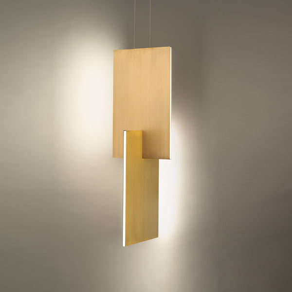 Modern Forms - PD-79032-AB - LED Pendant - Amari - Aged Brass from Lighting & Bulbs Unlimited in Charlotte, NC
