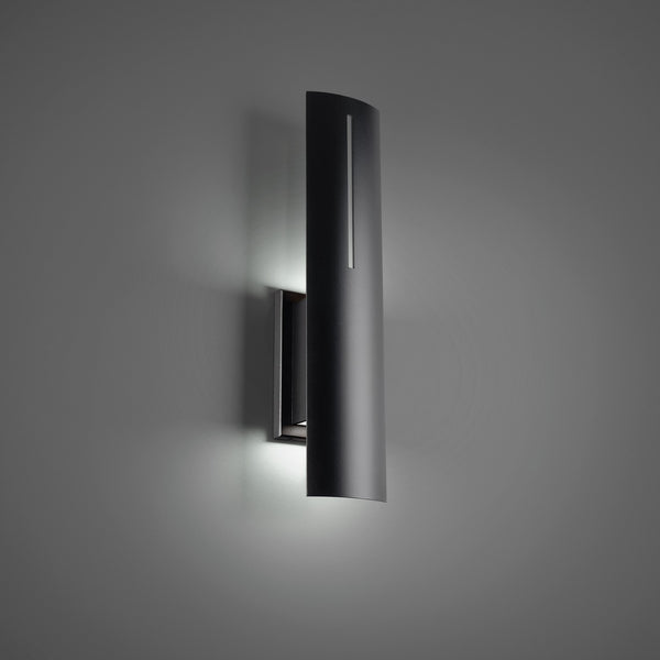 Modern Forms - WS-W22320-35-BK - LED Outdoor Wall Sconce - Aegis - Black from Lighting & Bulbs Unlimited in Charlotte, NC