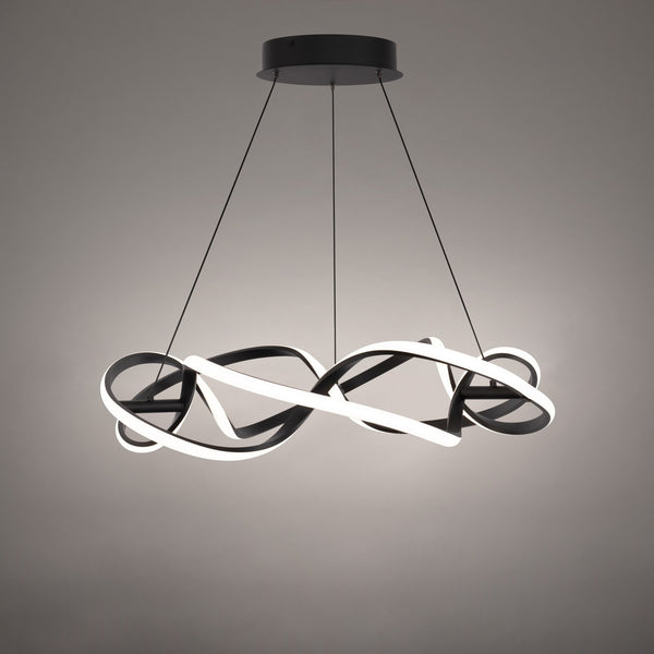 W.A.C. Lighting - PD-47828-BK - LED Pendant - Interlace - Black from Lighting & Bulbs Unlimited in Charlotte, NC