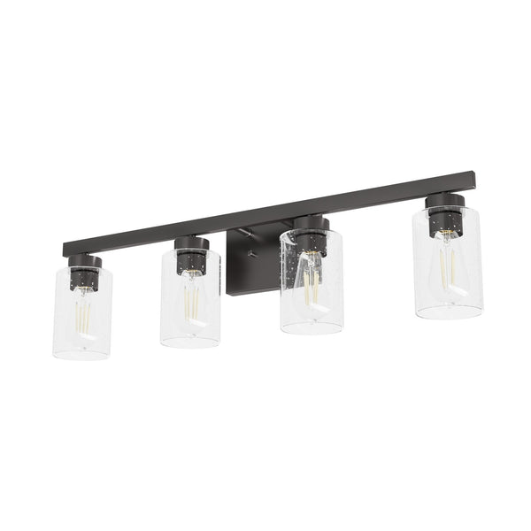 Hunter - 13082 - Four Light Vanity - Hartland - Noble Bronze from Lighting & Bulbs Unlimited in Charlotte, NC