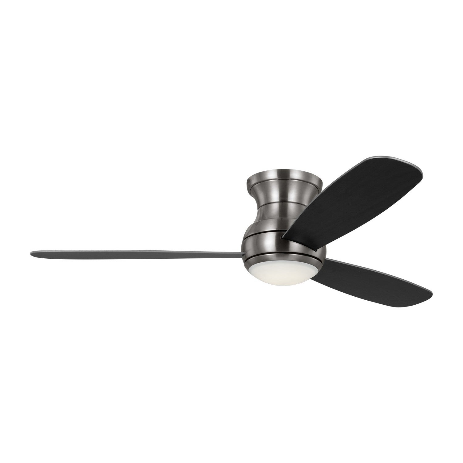 Generation Lighting. - 3OBSHR52BSD - 52"Ceiling Fan - Orbis 52 Hugger LED - Brushed Steel from Lighting & Bulbs Unlimited in Charlotte, NC