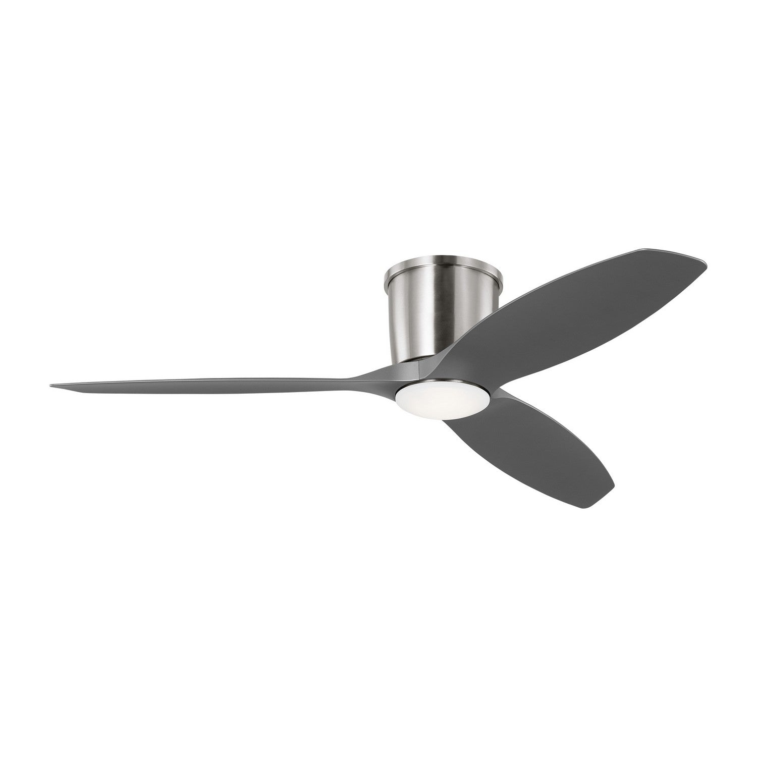 Generation Lighting. - 3TTHR52BSD - 52"Ceiling Fan - Titus 52 Hugger LED - Brushed Steel from Lighting & Bulbs Unlimited in Charlotte, NC