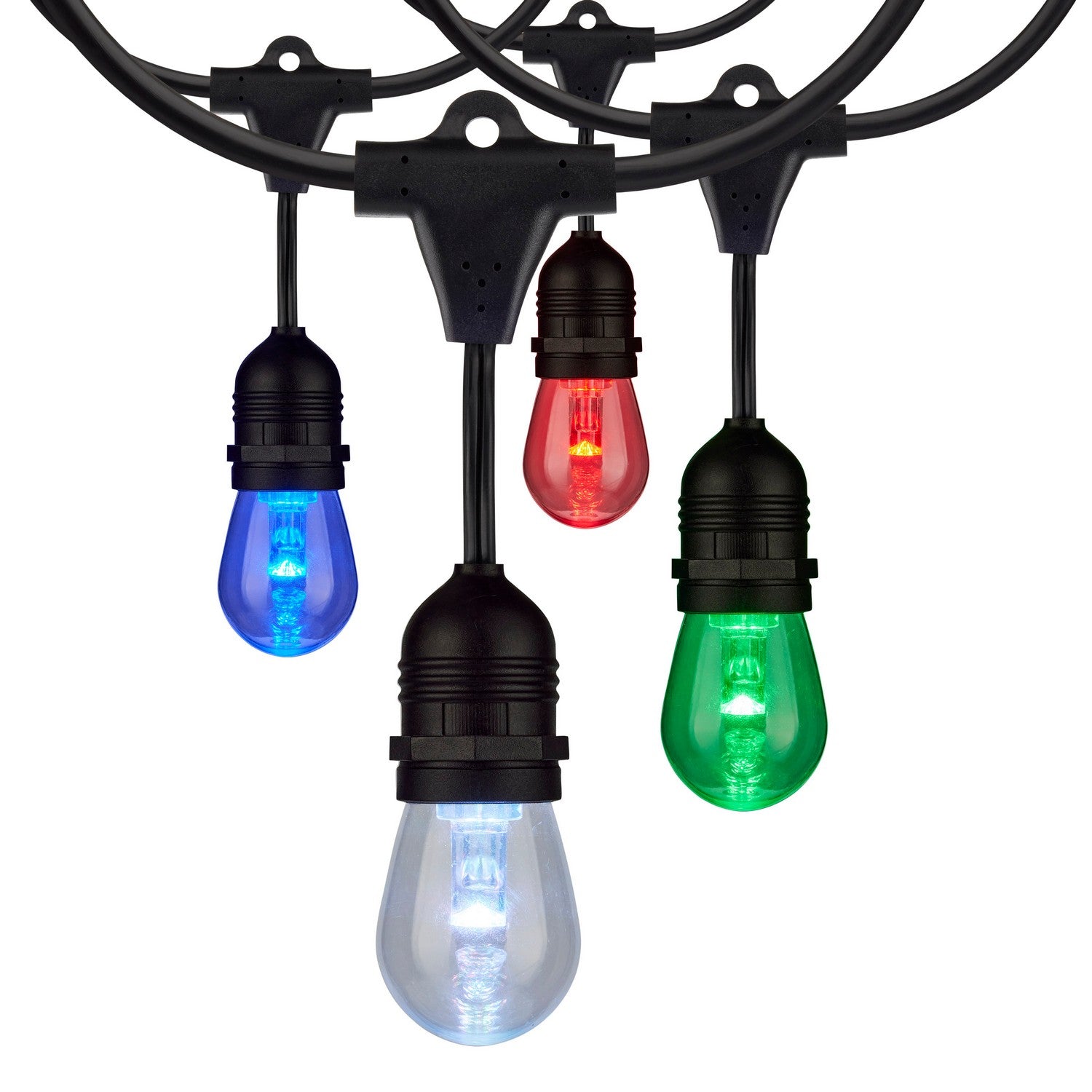 Satco - S11291 - LED String Light - Black from Lighting & Bulbs Unlimited in Charlotte, NC