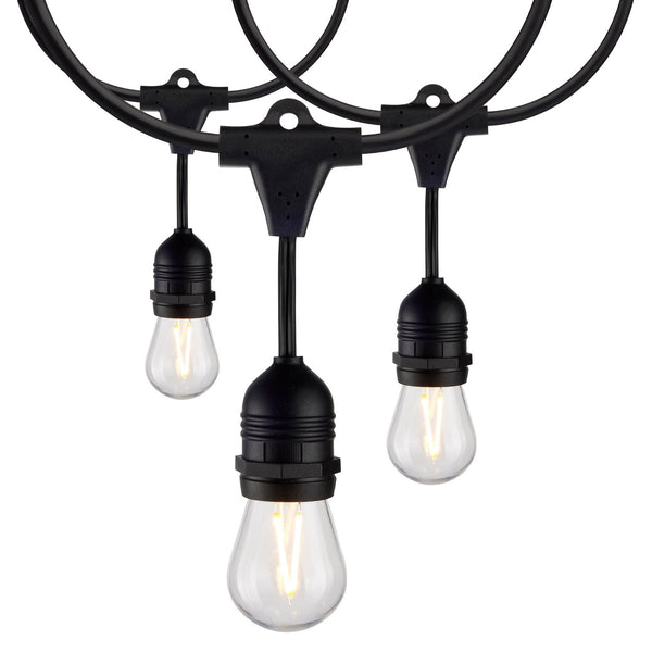 Satco - S8030 - LED String Light - Black from Lighting & Bulbs Unlimited in Charlotte, NC