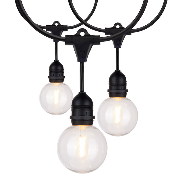 Satco - S8034 - LED String Light - Black from Lighting & Bulbs Unlimited in Charlotte, NC
