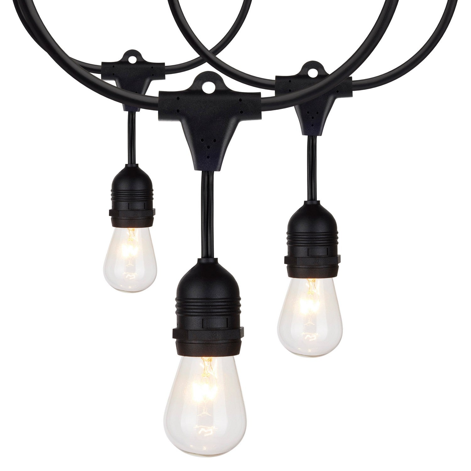 Satco - S8035 - 12 Light String Light - Black from Lighting & Bulbs Unlimited in Charlotte, NC