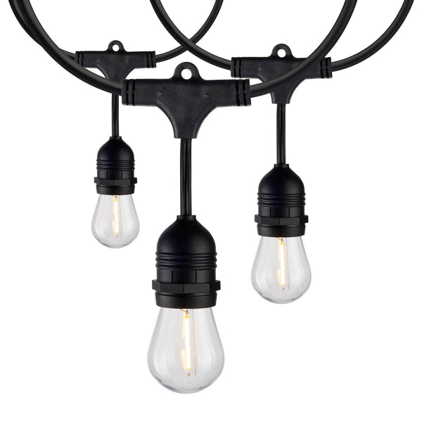 Satco - S8037 - LED String Light - Black from Lighting & Bulbs Unlimited in Charlotte, NC