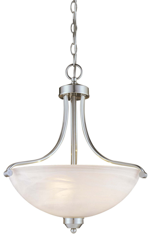Minka-Lavery - 1426-84 - Three Light Pendant - Paradox - Brushed Nickel from Lighting & Bulbs Unlimited in Charlotte, NC