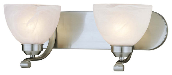Minka-Lavery - 5422-84 - Two Light Bath - Paradox - Brushed Nickel from Lighting & Bulbs Unlimited in Charlotte, NC