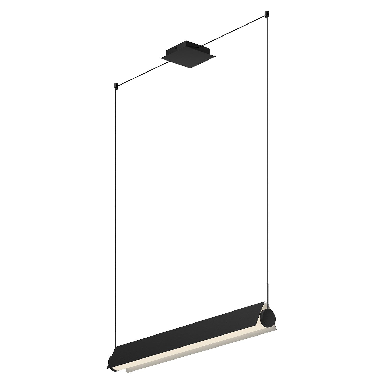 Kuzco Lighting - LP73536-BK/WH - LED Linear Pendant - Phoenix - Black/White from Lighting & Bulbs Unlimited in Charlotte, NC