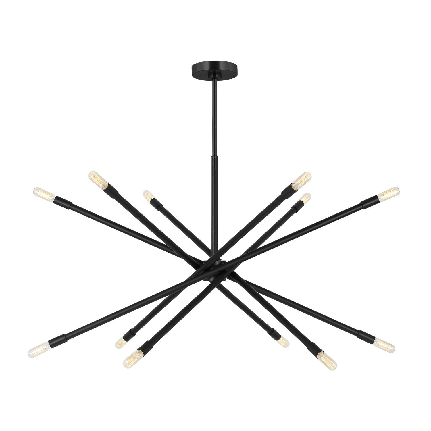 Visual Comfort Studio - CC16512MBK - 12 Light Chandelier - Eastyn - Midnight Black from Lighting & Bulbs Unlimited in Charlotte, NC