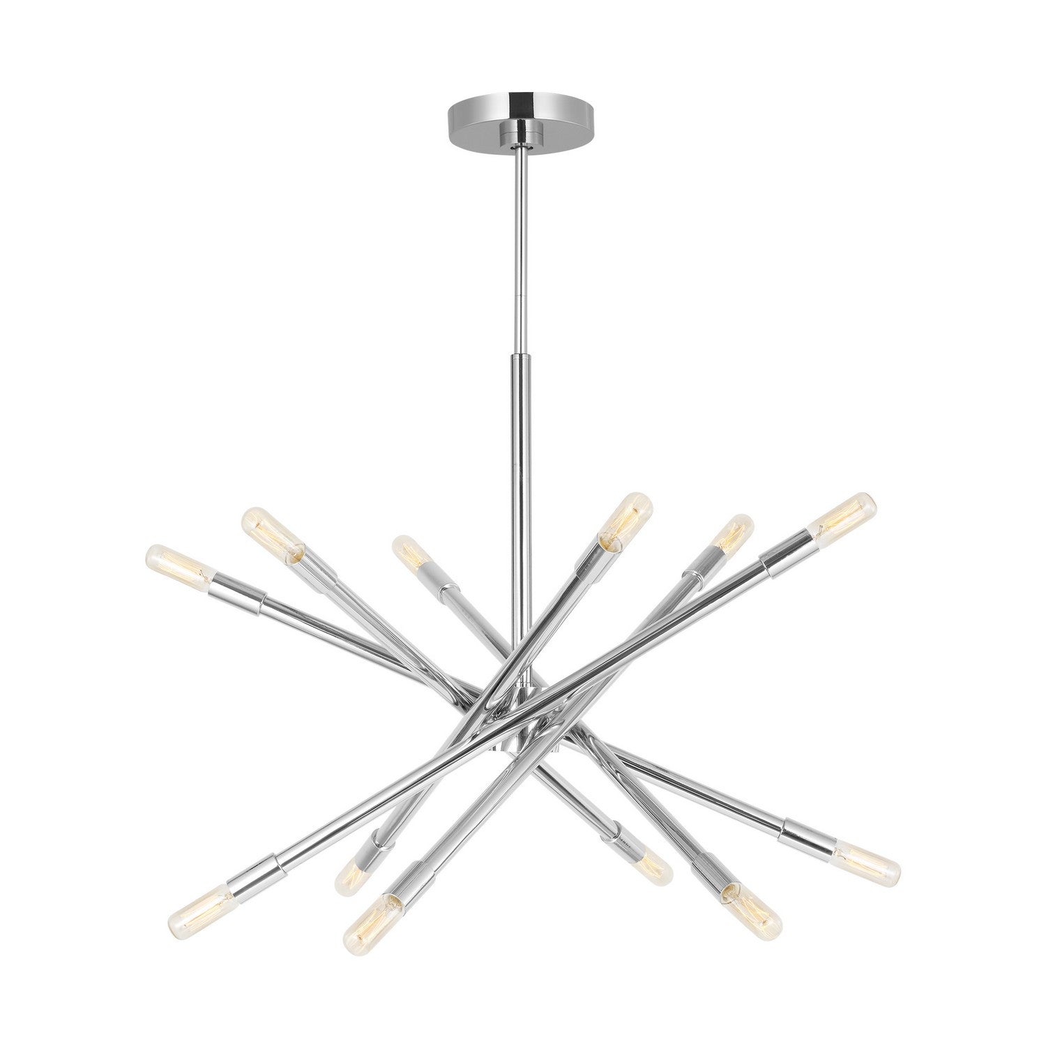 Visual Comfort Studio - CC16712PN - 12 Light Chandelier - Eastyn - Polished Nickel from Lighting & Bulbs Unlimited in Charlotte, NC