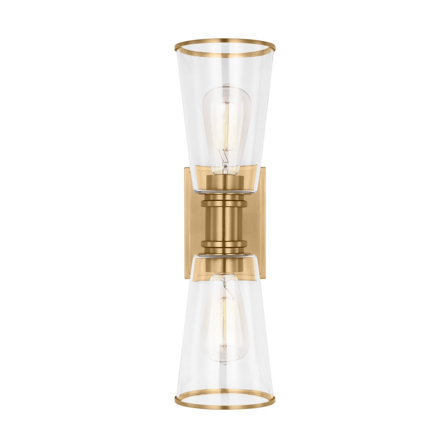 Visual Comfort Studio - CV1042BBS - Two Light Bath Vanity - Alessa - Burnished Brass from Lighting & Bulbs Unlimited in Charlotte, NC