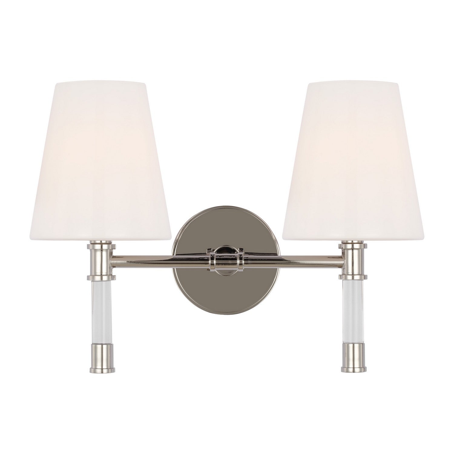 Visual Comfort Studio - CV1052PN - Two Light Bath Vanity - Hanover - Polished Nickel from Lighting & Bulbs Unlimited in Charlotte, NC