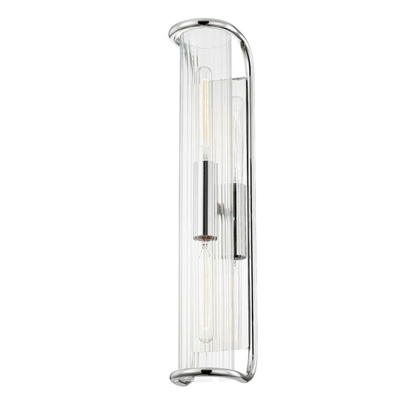 Hudson Valley - 8926-PN - Two Light Wall Sconce - Fillmore - Polished Nickel from Lighting & Bulbs Unlimited in Charlotte, NC