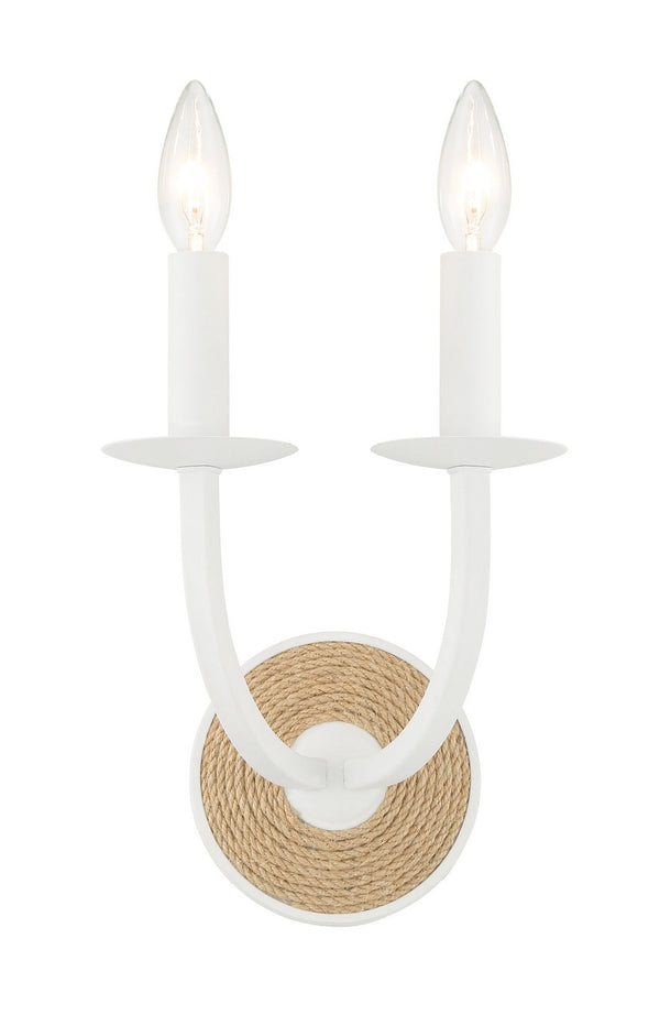 Minka-Lavery - 2122-655 - Two Light Wall Sconce - Lanton - Sand White from Lighting & Bulbs Unlimited in Charlotte, NC