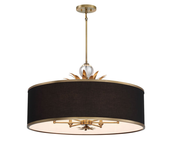 Minka-Lavery - 4586-672 - Six Light Pendant - Caprio - Natural Brushed Brass from Lighting & Bulbs Unlimited in Charlotte, NC